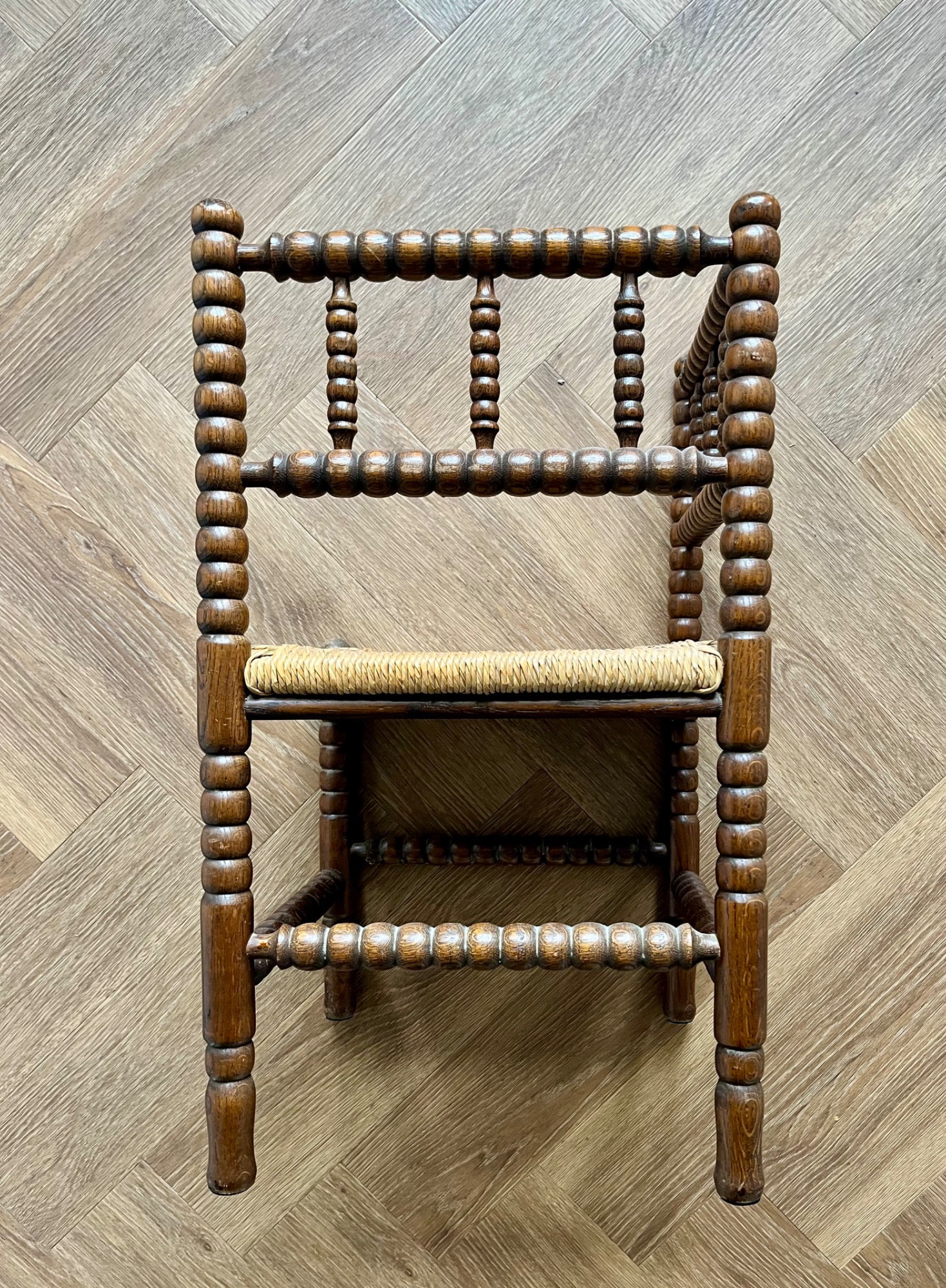 Vintage Knobbel Stoel / Bobbin Chair image 8