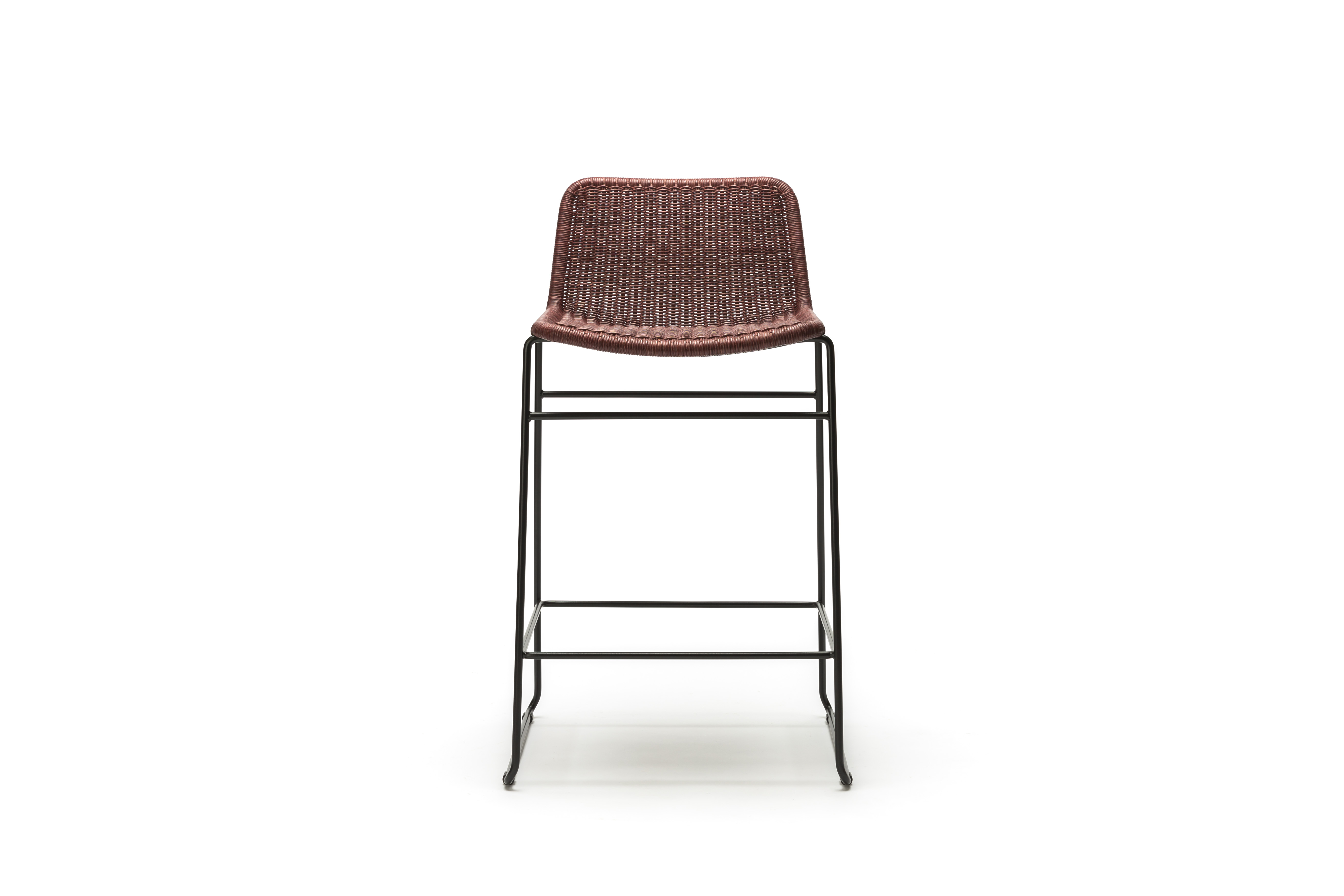 Feelgood Designs • Barkruk Zithoogte 66cm Rotan Roodbruin (indoor) image 2
