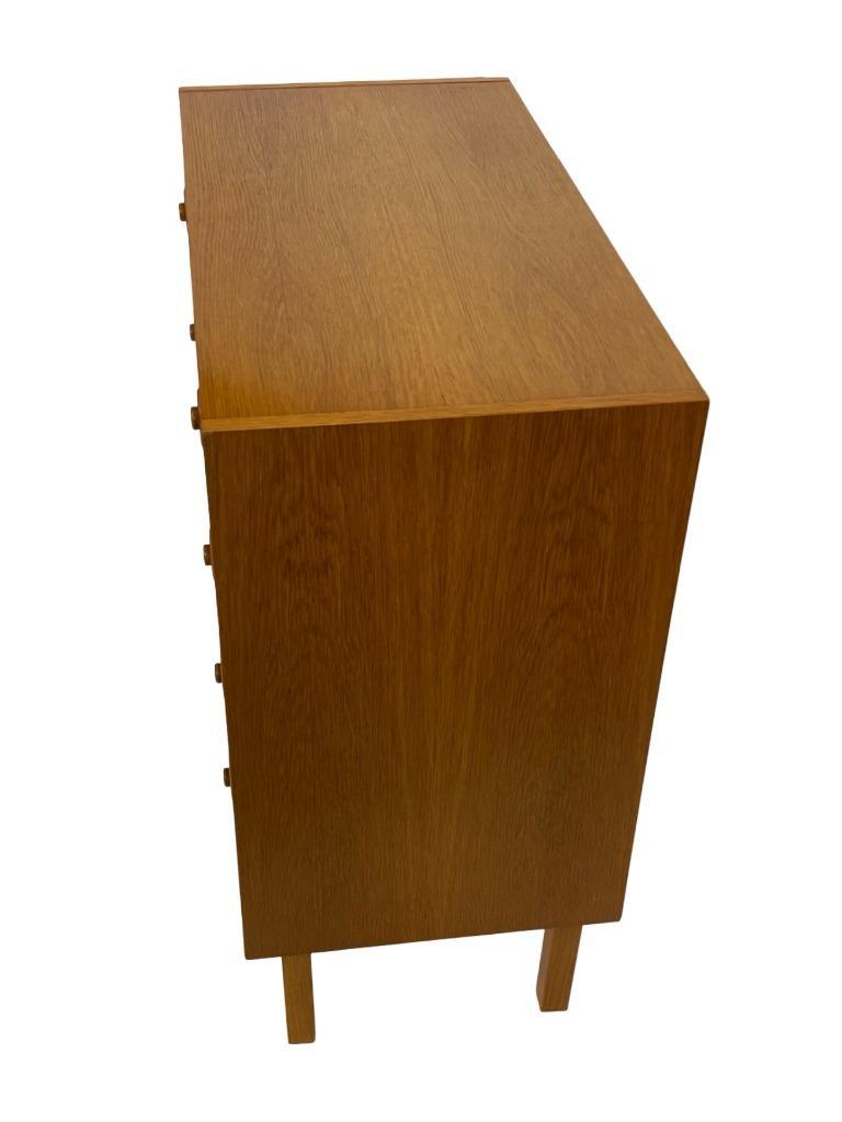 Vintage Ladekast Kastje Jaren 60 Teak Fineer Commode Design image 17