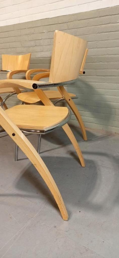 Set Van 4 Vintage Design Can Can Stoelen, Komplot image 13