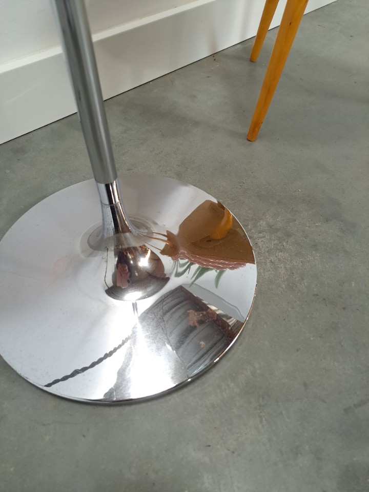 Space Age Chromen Staande Bol Lamp Vloerlamp image 9