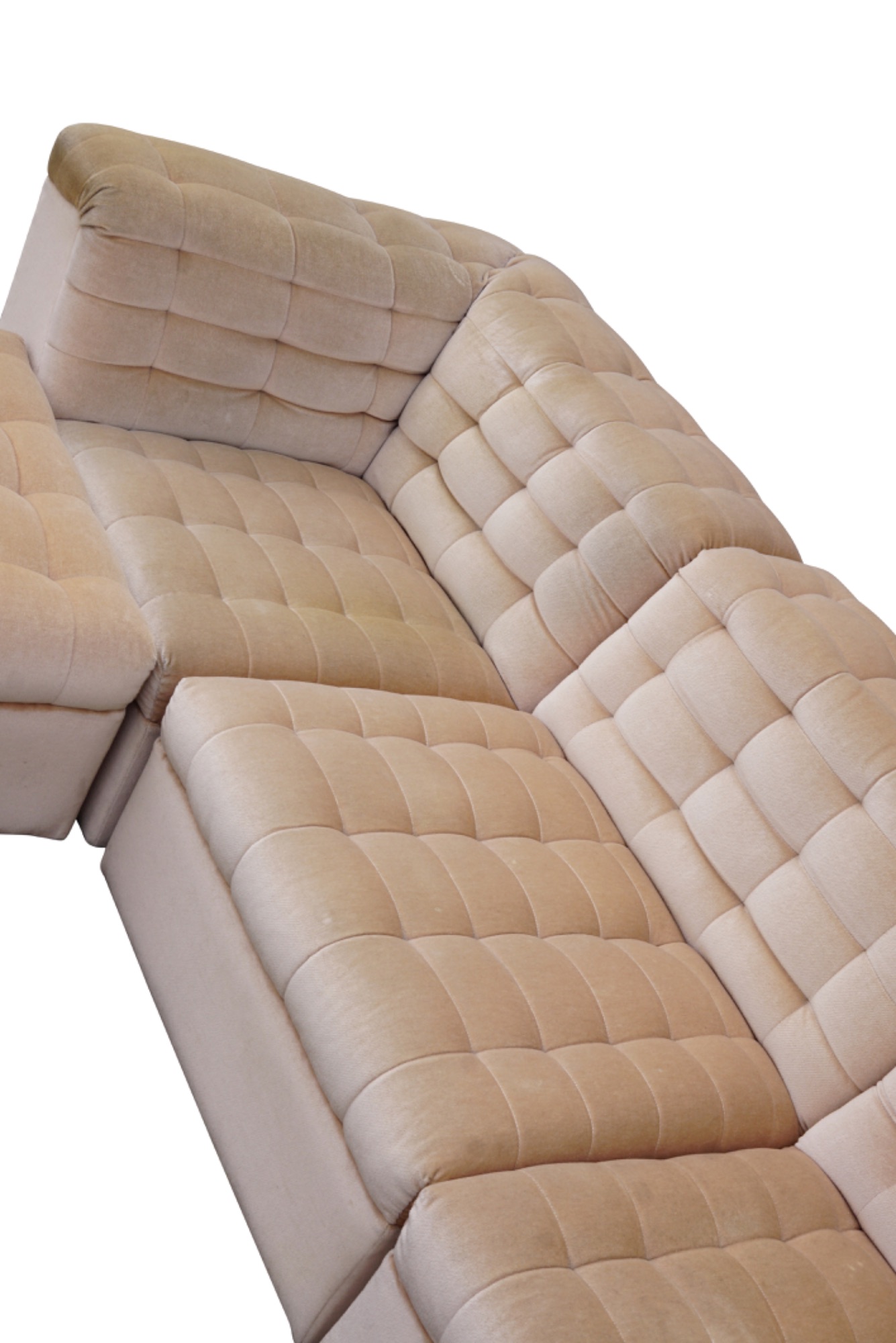 Vintage Laauser Modulaire Zitgroep Velours 6-zits image 7