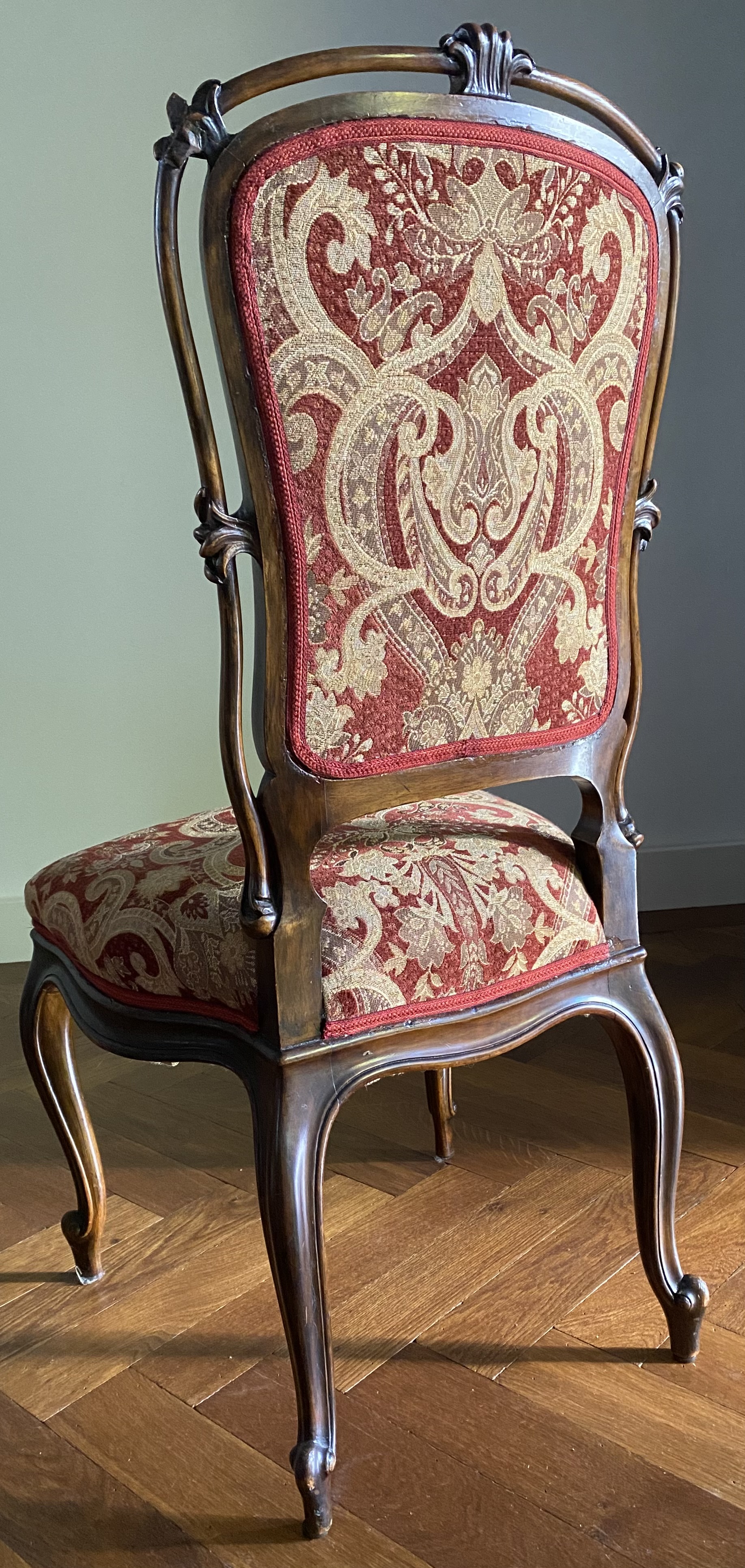 6 Antieke Stoelen, Nieuw Gestoffeerd image 4