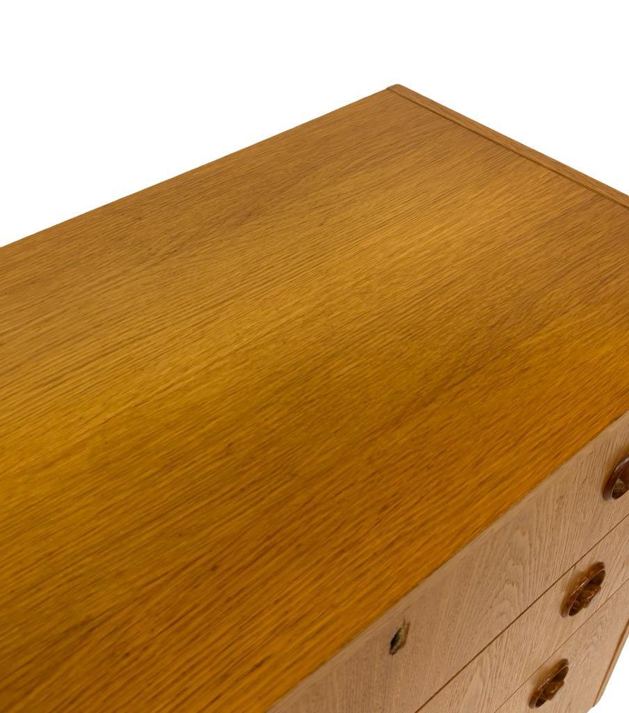 Vintage Ladekast Kastje Jaren 60 Teak Fineer Commode Design image 10