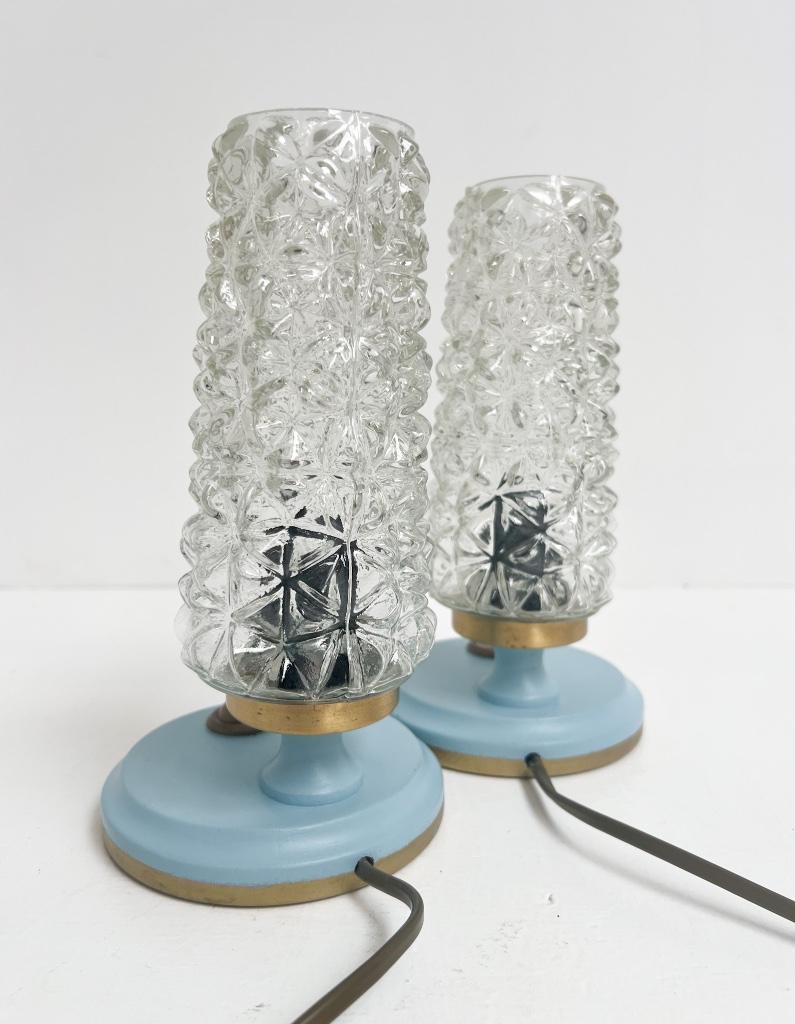 Set Van 2 Gerestaureerde Gebr. Mölle Nachtlampjes, 1960's image 4