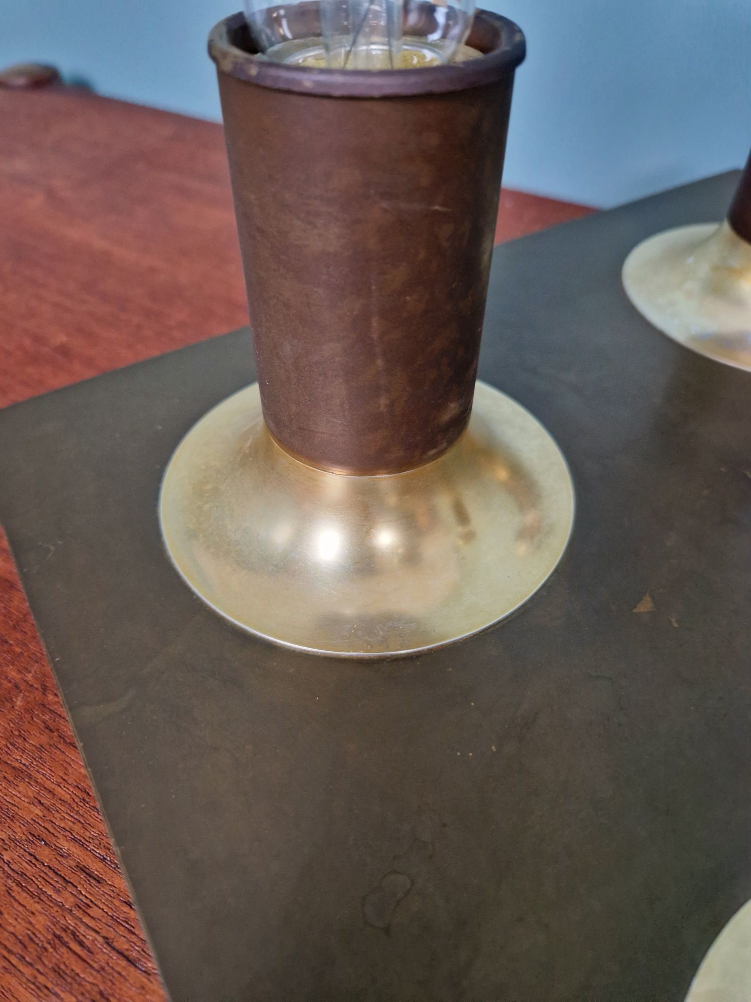 Koperen Plafondlamp, Space Age, Cosack Leuchten, 1970 image 14