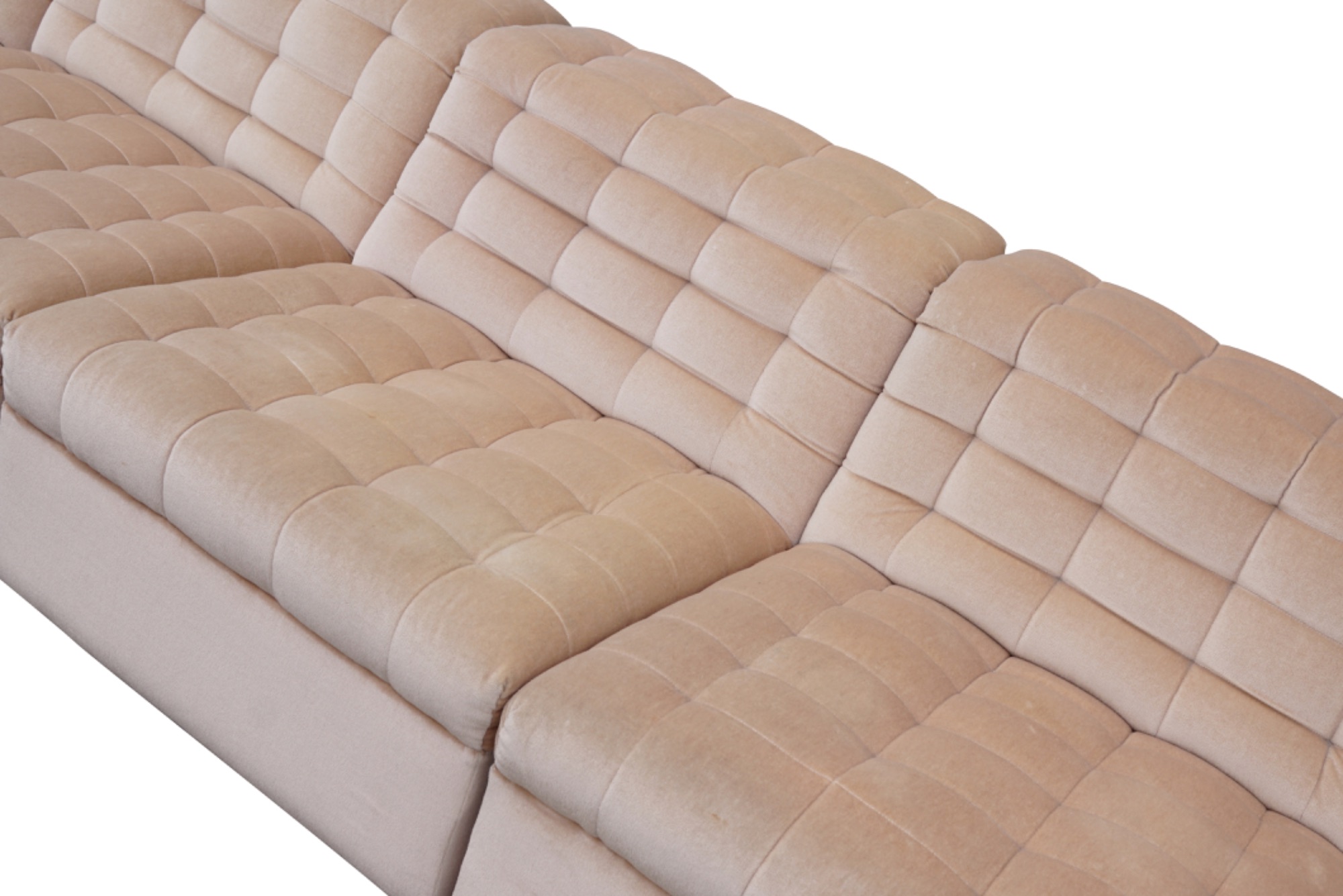 Vintage Laauser Modulaire Zitgroep Velours 6-zits image 17