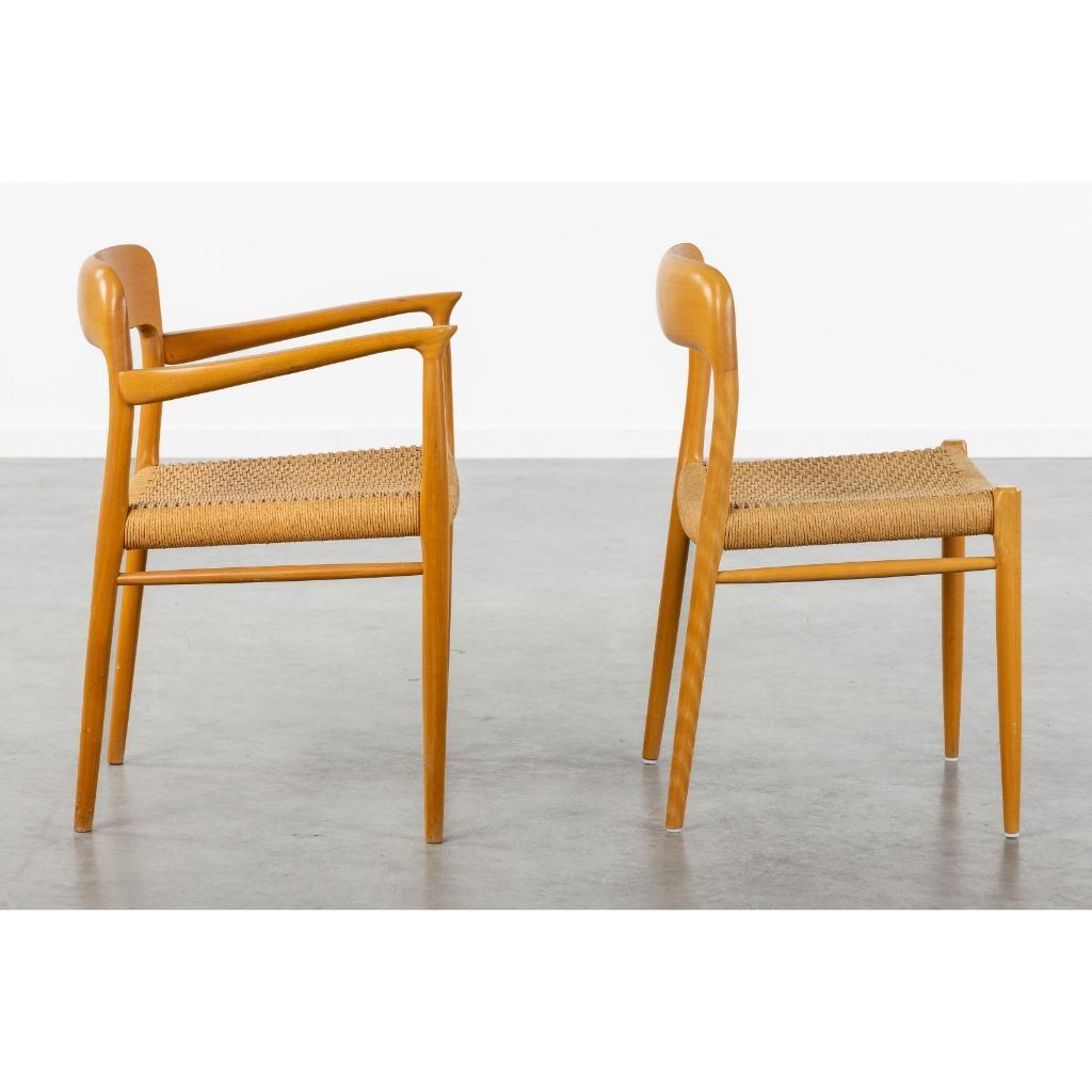 Set Van 8 Stoelen Niels Moller Voor Mollers Mobelfabrik image 8