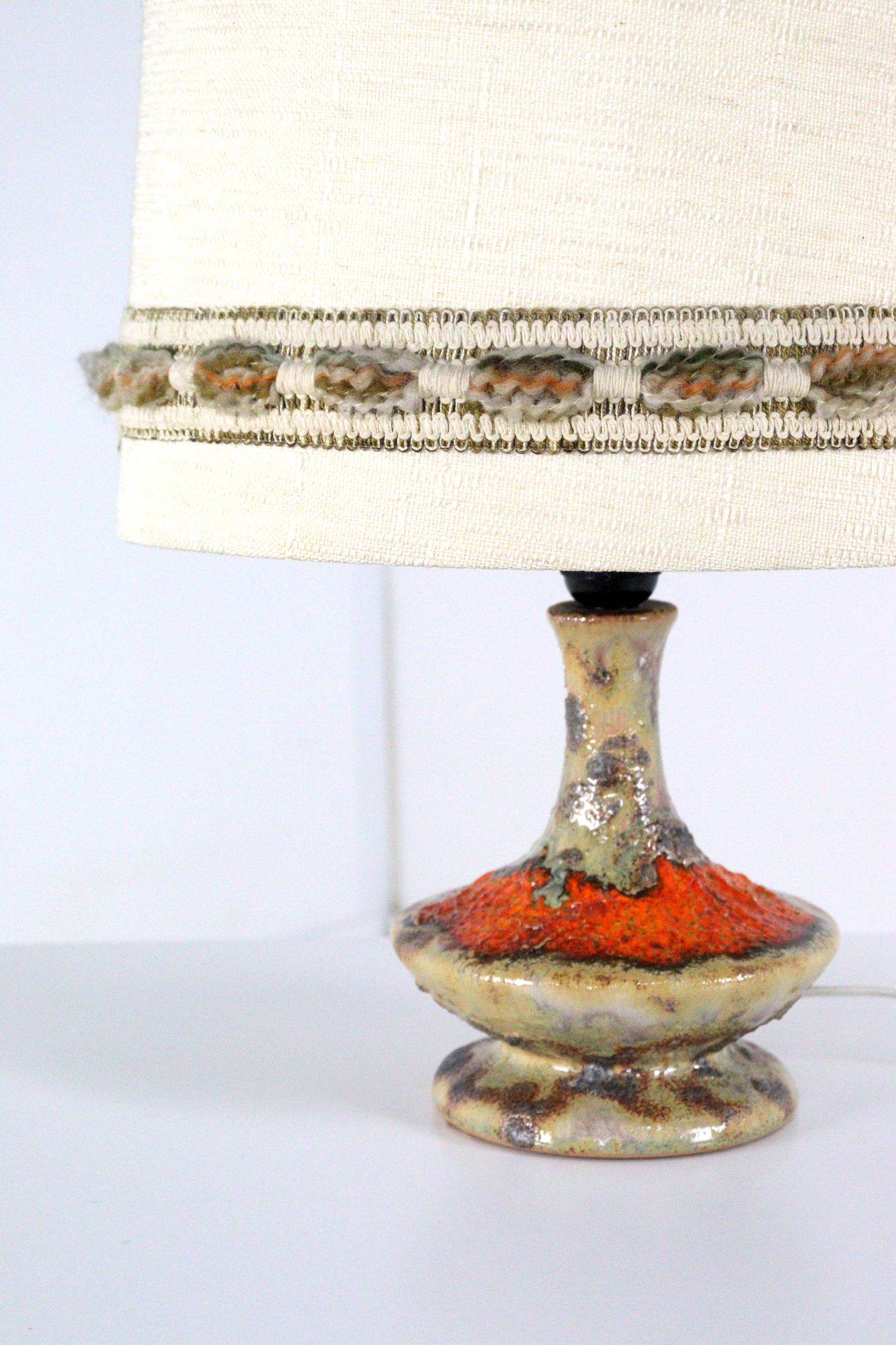 West Germany Tafellamp Keramiek Lamp Vintage image 12