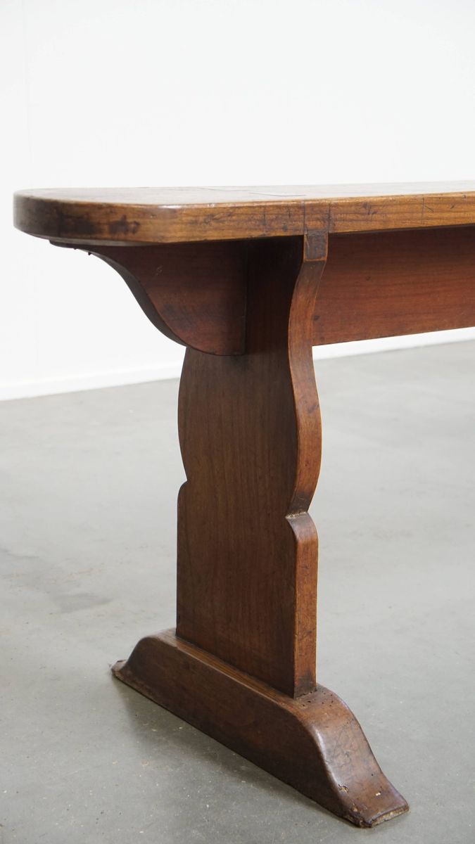 Stijlvolle En Tijdloze Antieke Halbank/ Bank Voor Aan De Eettafel Met Een Mooi Patina image 12