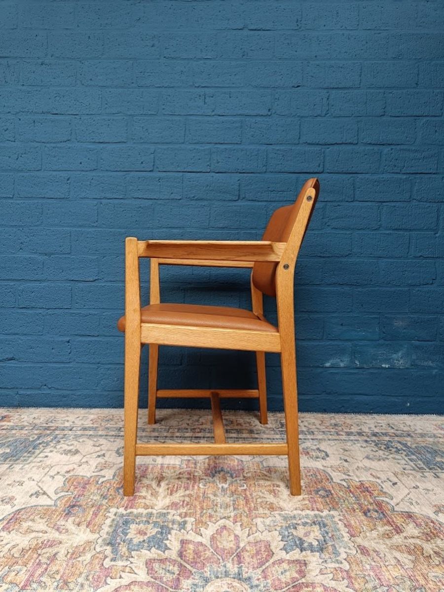 Vintage Fauteuil Bureaustoel, Jaren '60, Zweeds Design image 8