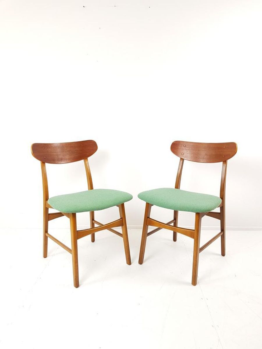 Vintage Farstrup Stoelen Nieuw Gestoffeerd Stof Naar Keuze image 5