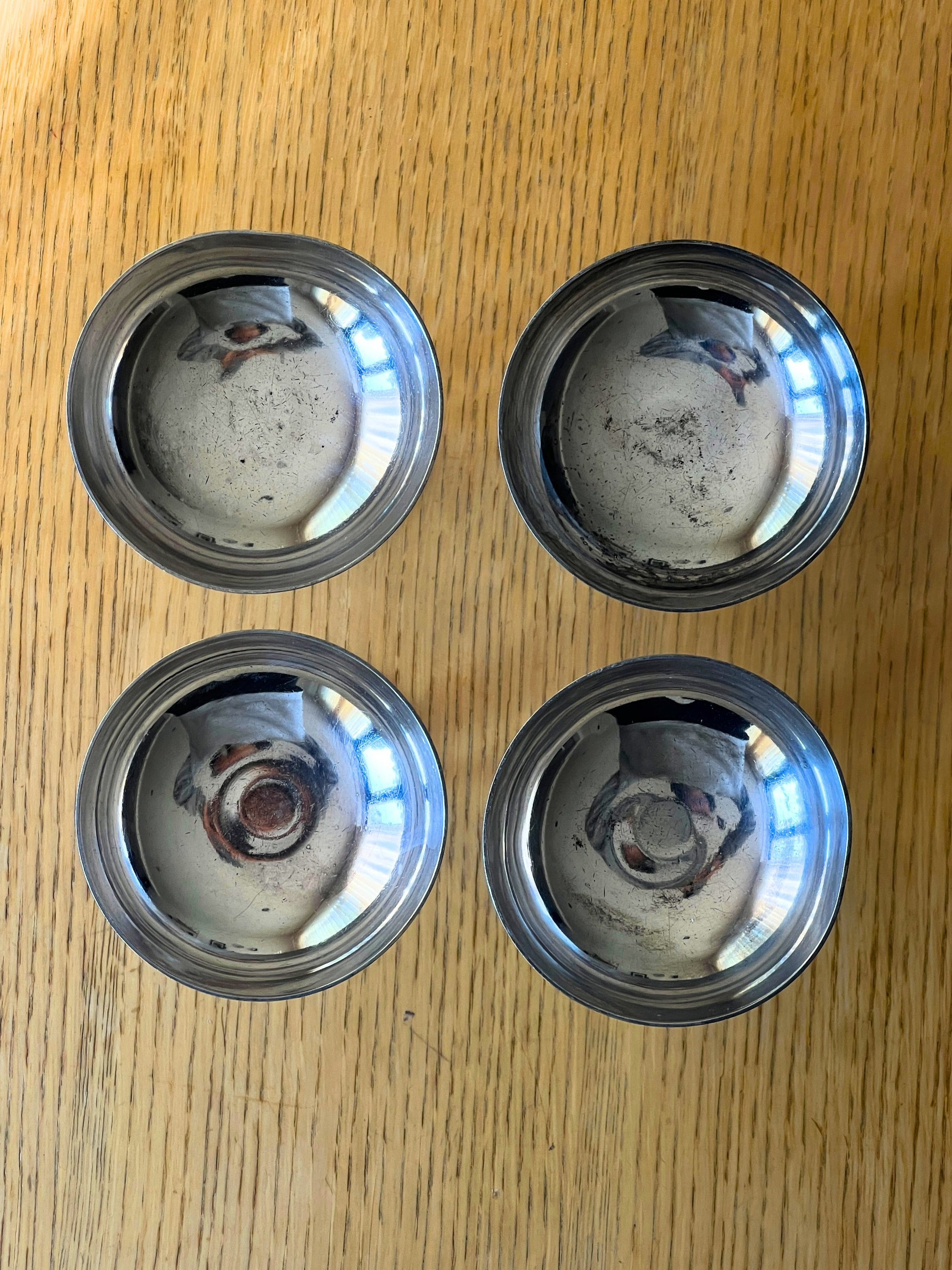 Set Of 4 Silver-Plated Tall Goblets image 3