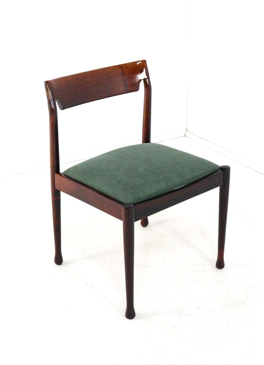 Set 4 Palissander Eetkamerstoelen Stoelen Vintage image 2