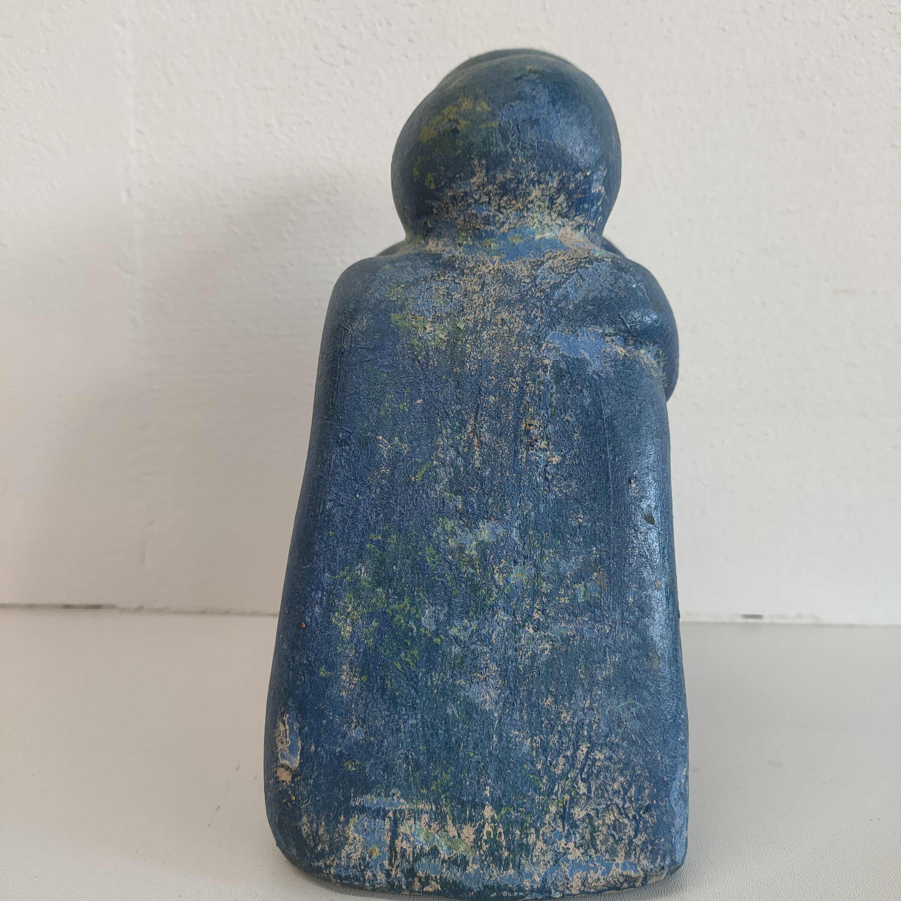 Blauw Sculptuur Beeld "de Knuffel" image 5