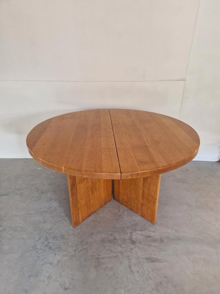 Vintage Massief Houten Uitschuifbare Eettafel Xl Design image 18
