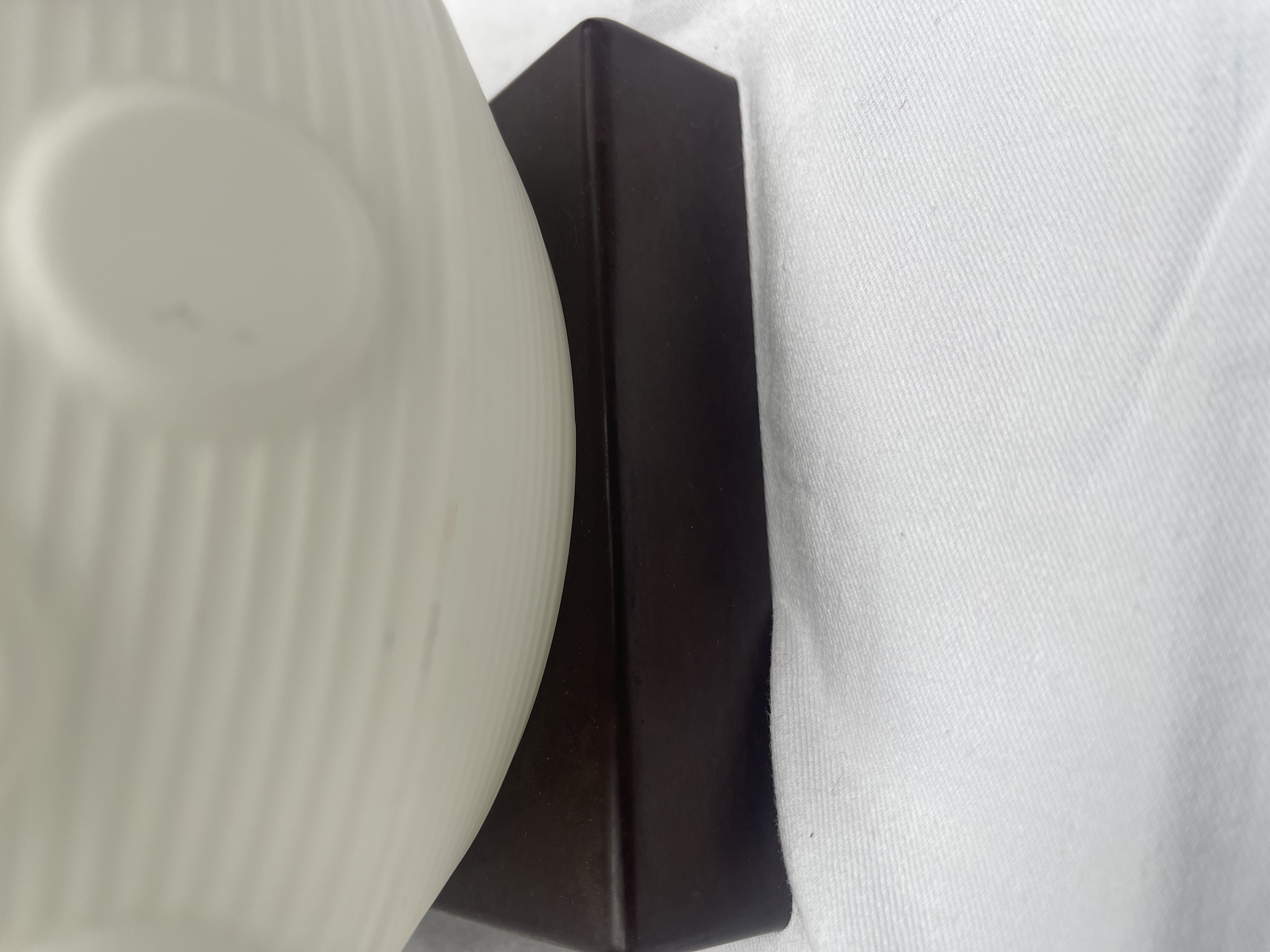 Vintage Plafonnière Opaal Glas image 3