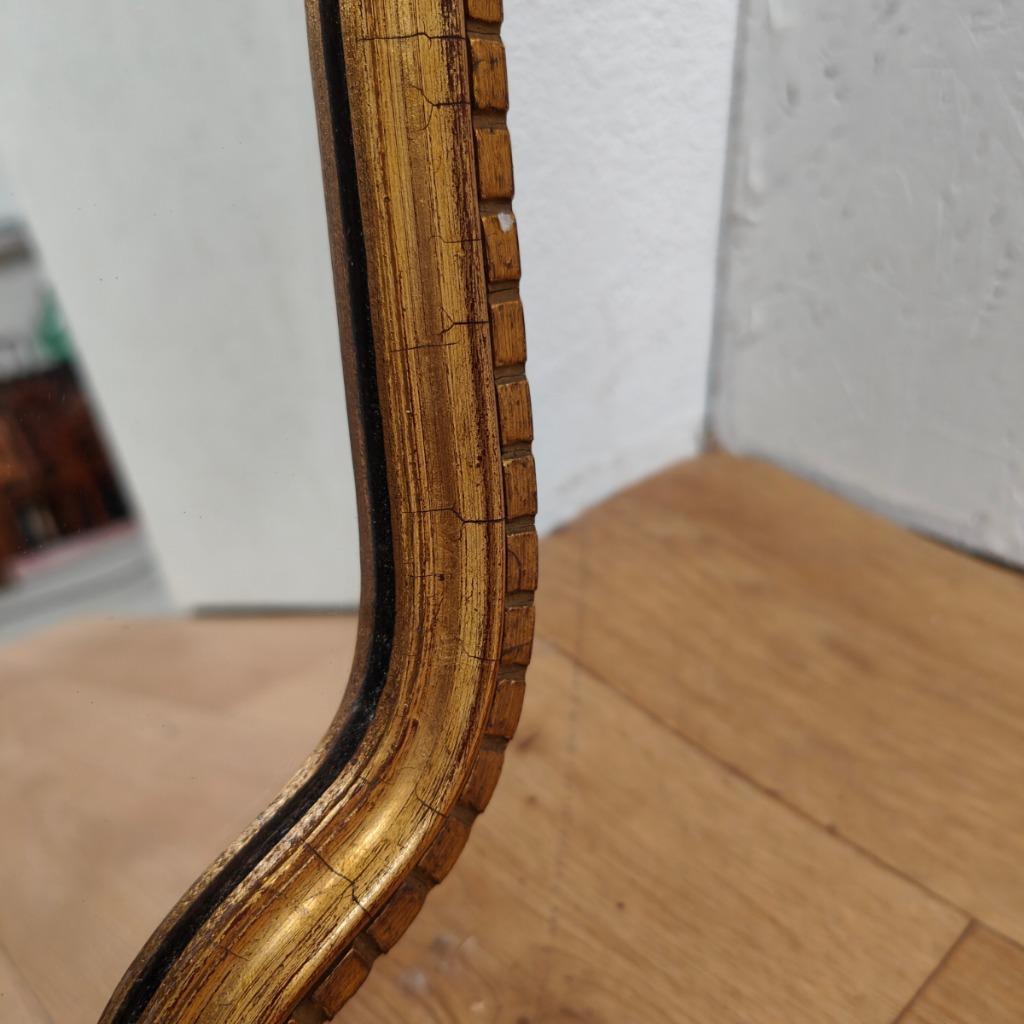 Vintage Goudkleurige Hollywood Regency Barok Rococo Spiegel Kuifspiegel 5 image 13