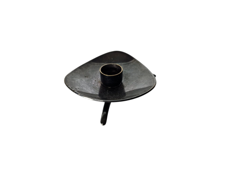 Deens Design - Cohr Atla - Verzilverd - Kandelaar - 1950'S image 4
