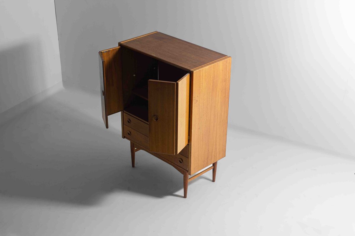 Mid Century Barkastje In Beukenhout, 1960 image 6