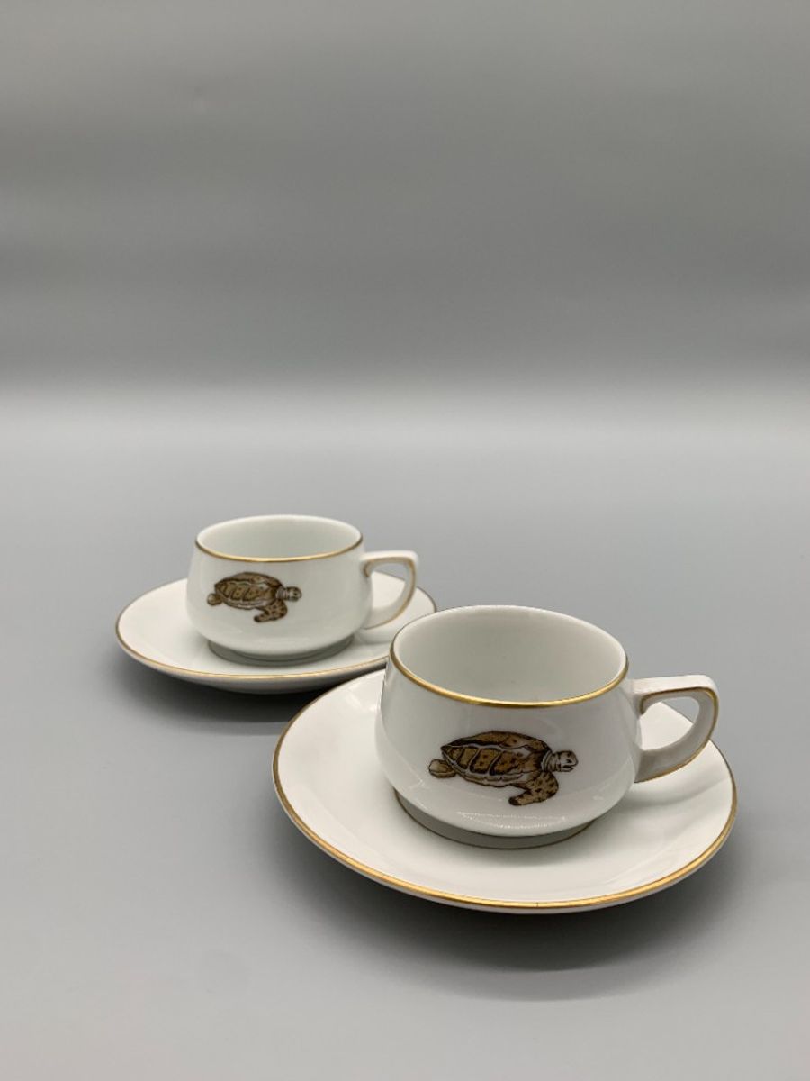 Set Kop En Schotels Lacroix Schildpad 4 Delig image 3