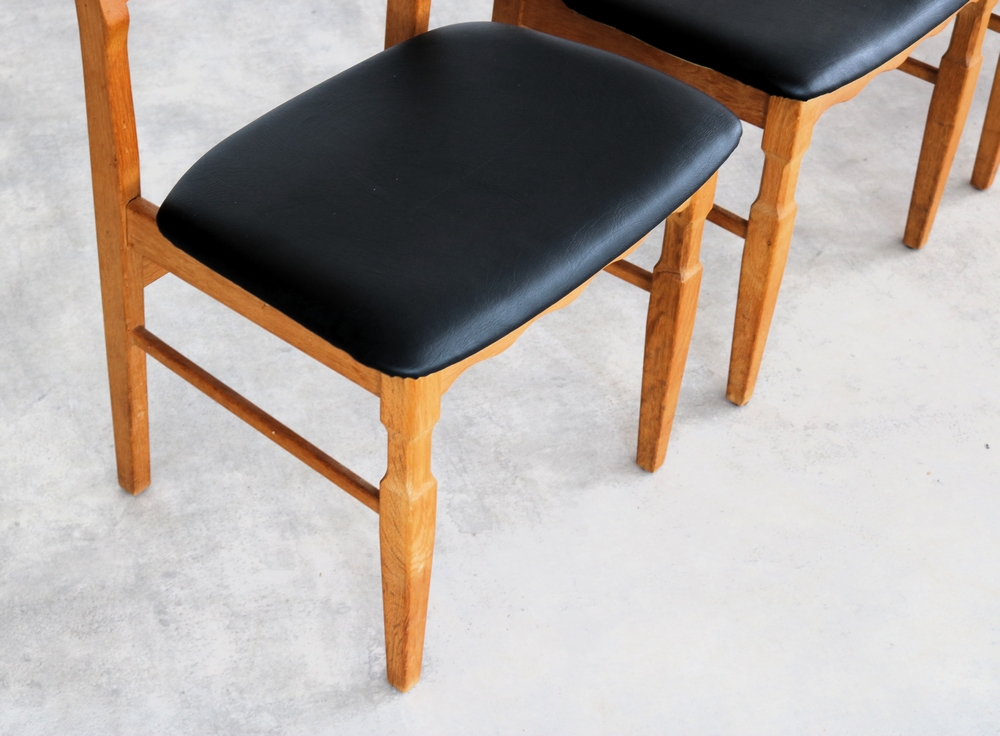 Brutalist Eetkamerstoelen | Vintage Stoelen | Jaren 60 | (5) image 8
