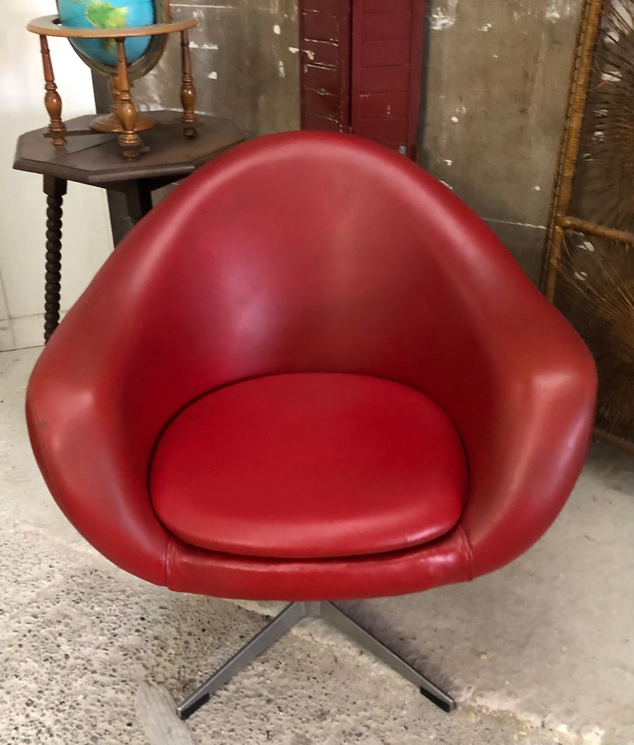 Retro design stoel draaibaar, Wit/Zwart - Eigenwijs Design - Saarinen