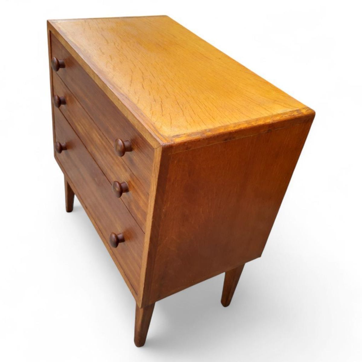 Vintage Design Ladekastje, Massief Hout H63b59d34cm image 2