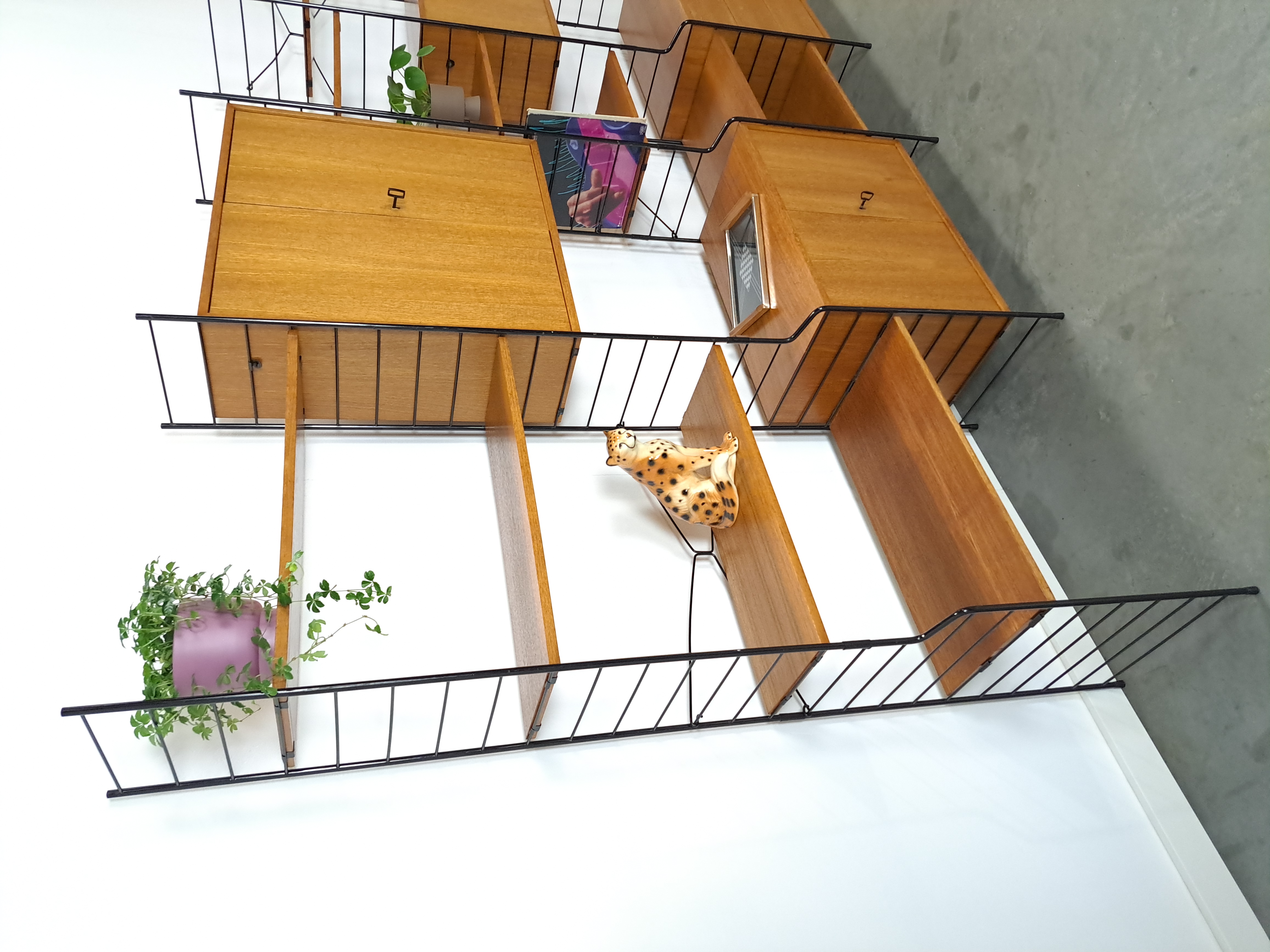 Design Whb Teak Modulair Lp Wandsysteem Vrijstaand image 5
