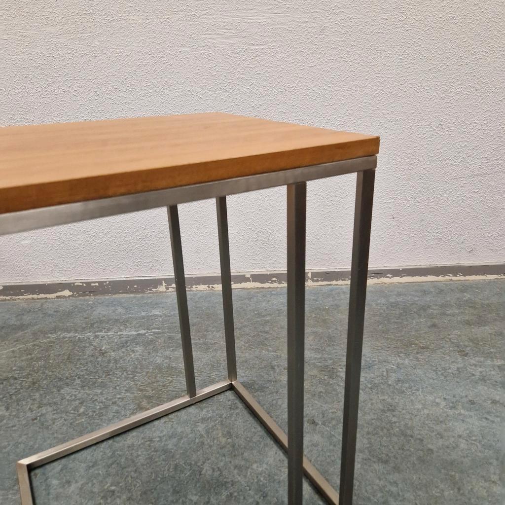 Strakke Bijzettafel Salontafel Wijntafel image 7