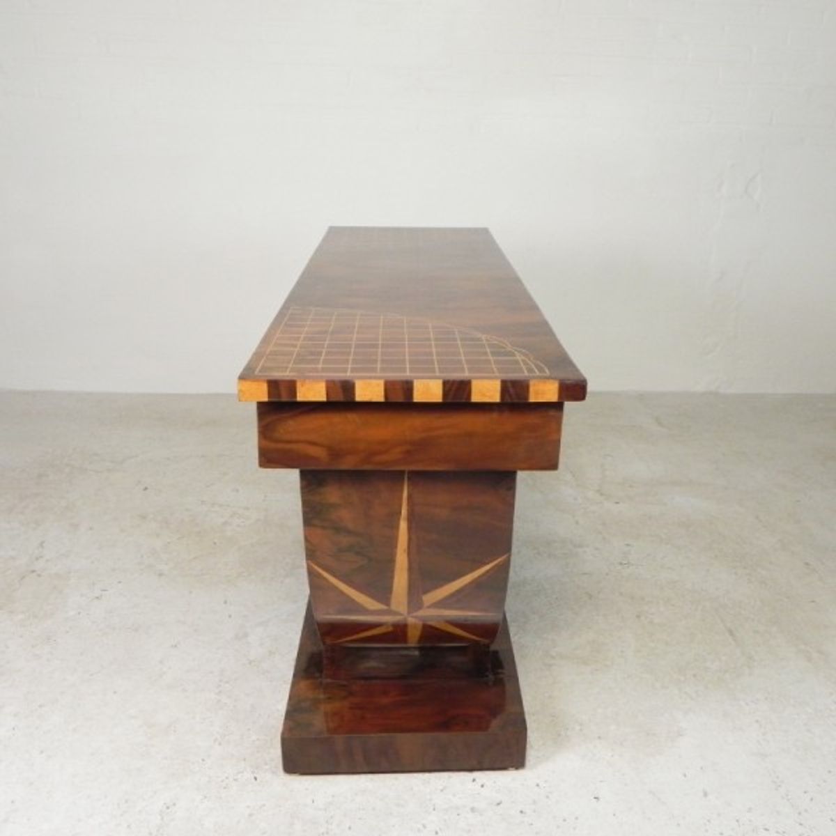 Art Deco Stijl Consoletafel Met Verschillende Soorten Ingelegd Hout image 8
