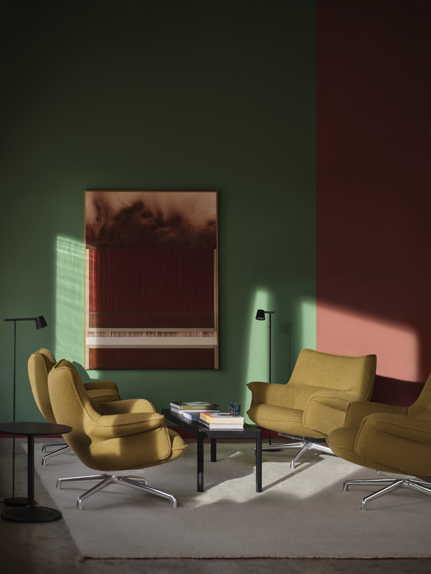 Muuto / Fiber Armchair / Swivel Base Grey/ Ecriture 240 image 6