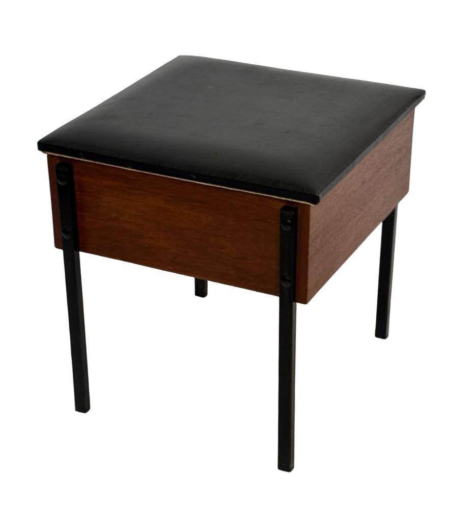 Vintage Tafel Kastje Pastoe Stijl Bijzettafeltje Jaren 60 image 3
