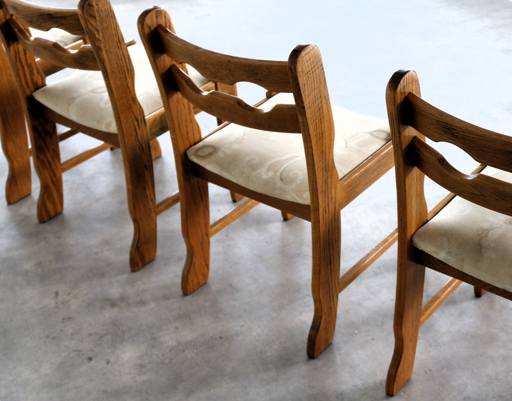 Vintage Eetkamerstoelen | Stoelen | Brutalist | Jaren 60 image 4