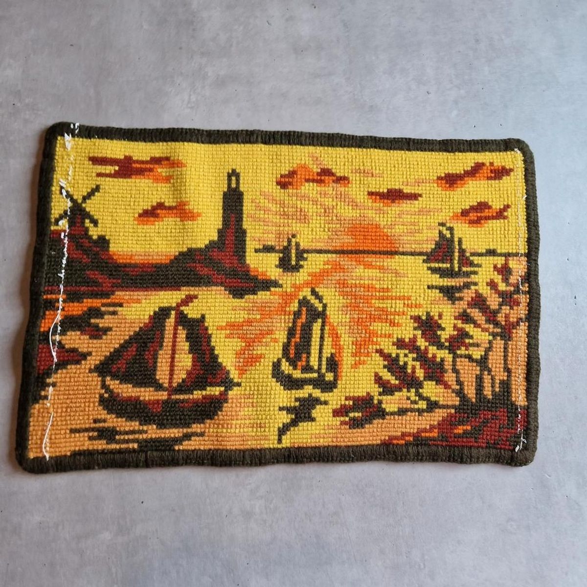 * Vintage Kleedje Retro Wandkleed Mat Wollen Kleedje image 6
