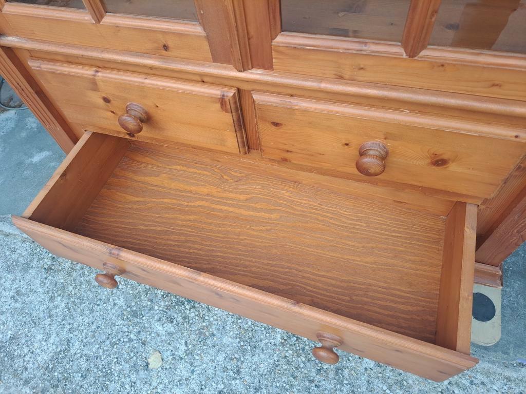 Grenen Ladekast Vitrine Kast image 6