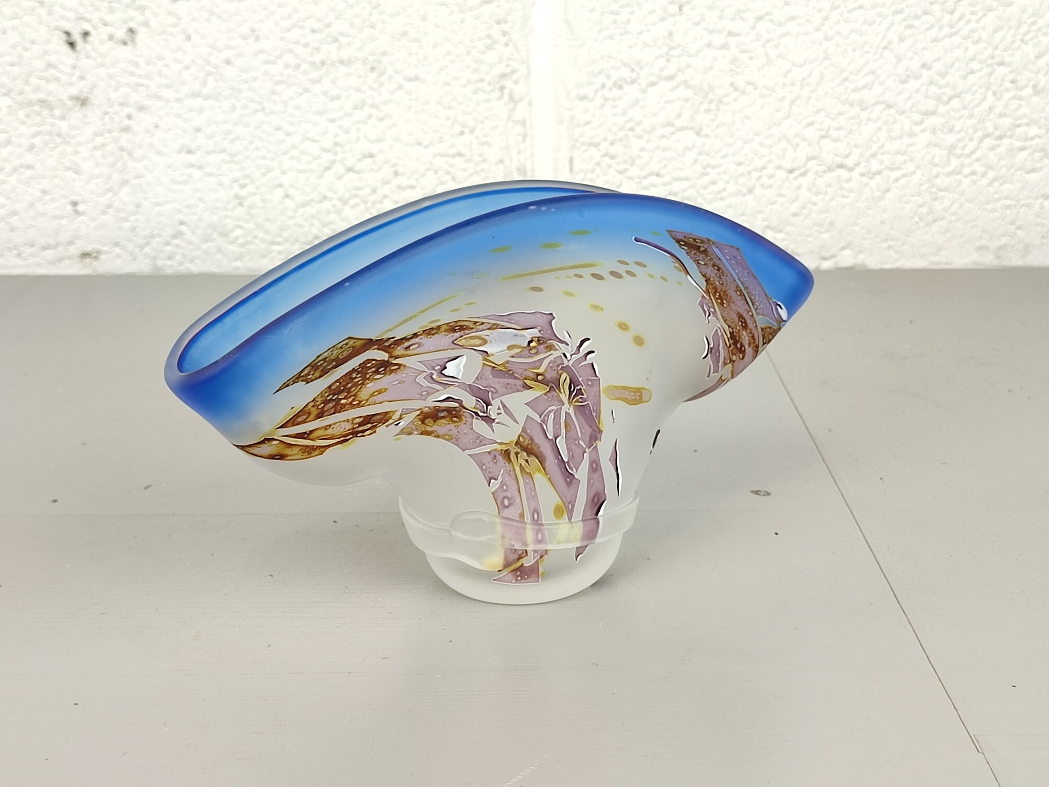 Kunstglas Vaas Louis Leloup image 5