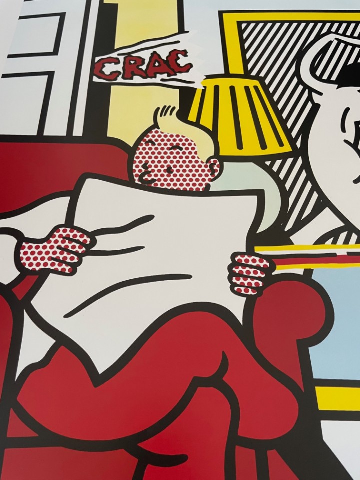 Roy Lichtenstein (1923-1997), Tintin Reading, 1993, image 6