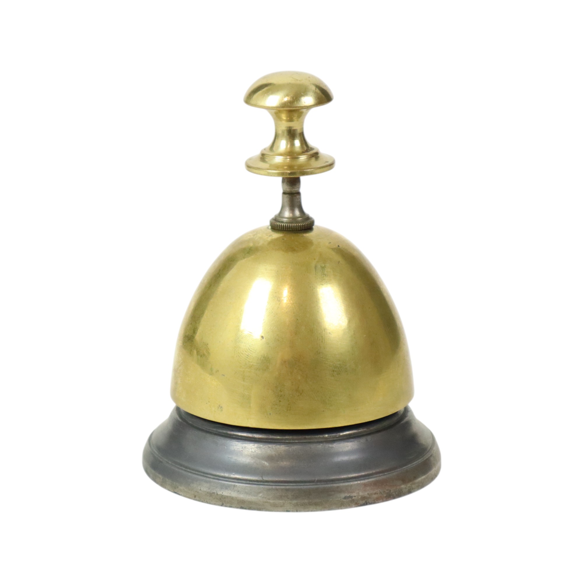 Messing En Metalen Hotelbel Receptiebel Mid-century image 4