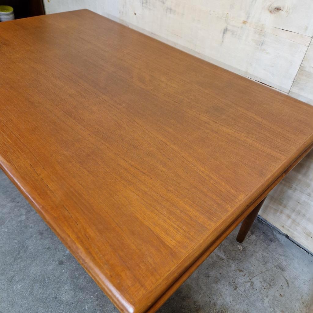 Vintage Uittrektafel Deense Eettafel Vintage Tafel image 6