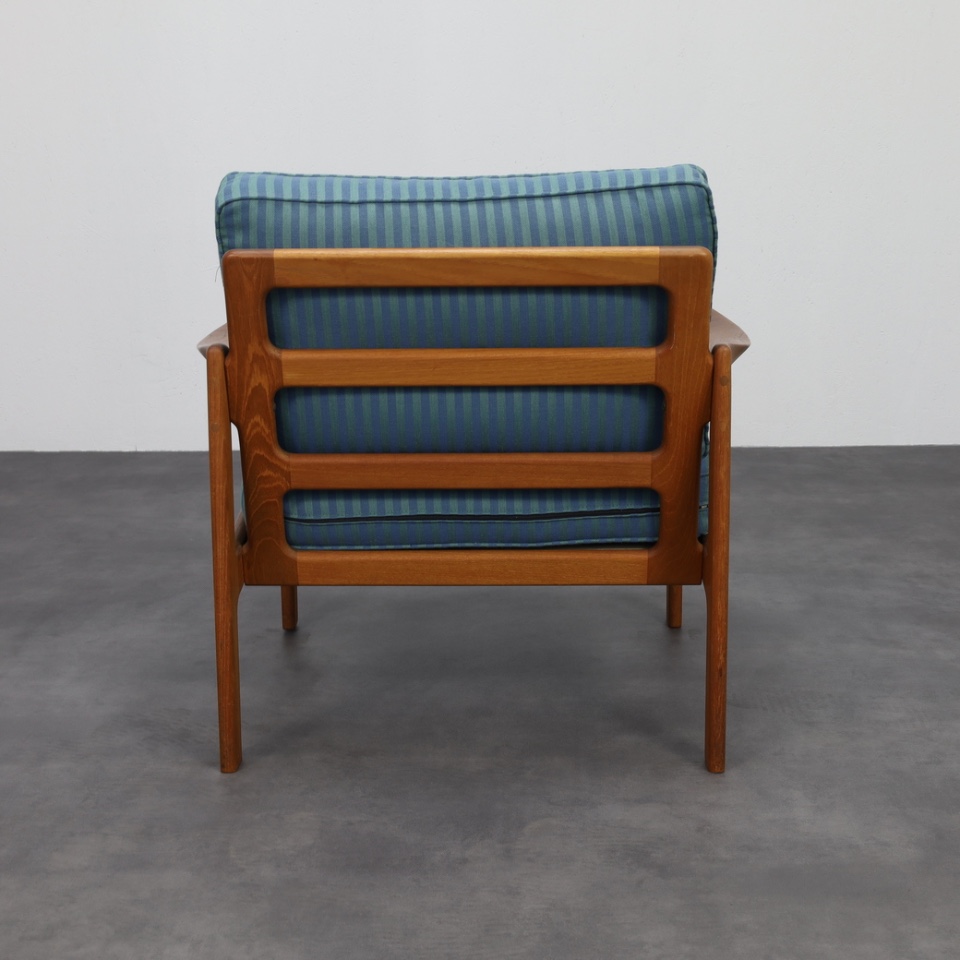 2x Fauteuil Illum Wikkelsö Niels <<<brand>>>, 1960s (setprijs) image 10