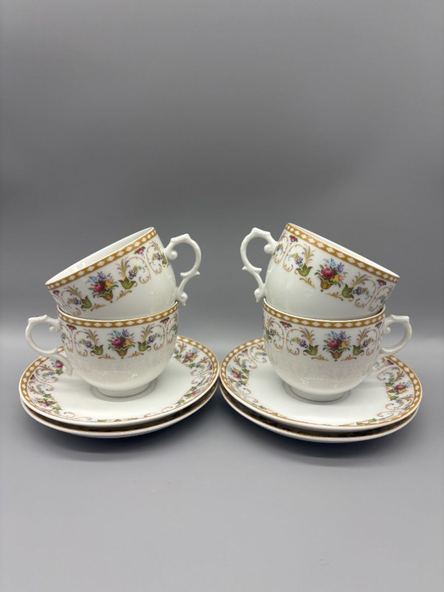 Furstenberg Set Kop En Schotels 8 Delig 50's image 7