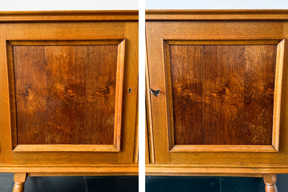Vintage Mid-Century Dressoir – 2 Deurs – Hout – Jaren 60 image 3