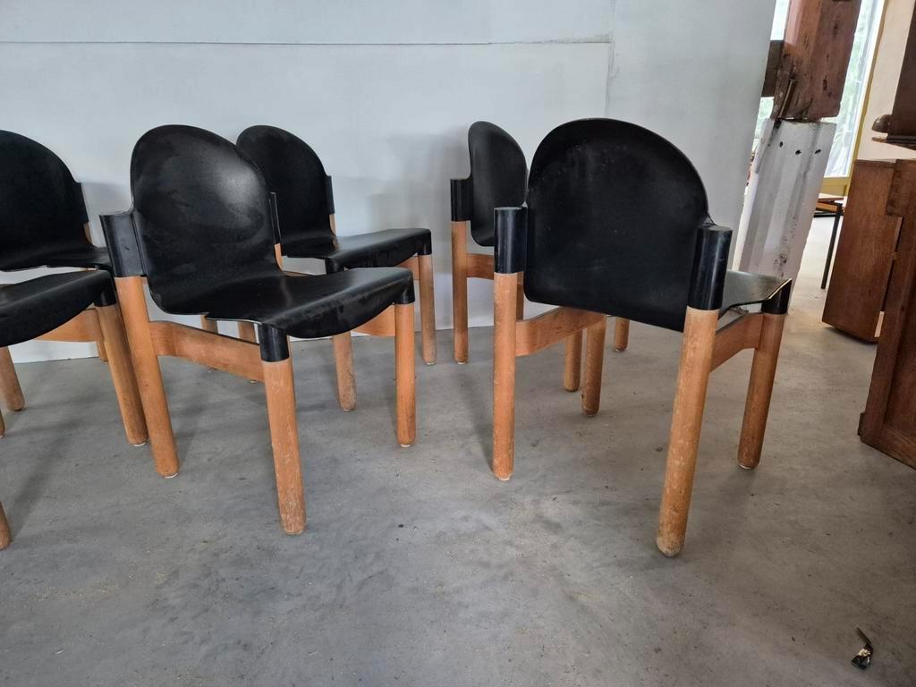 6 X Gerd Lange Voor Thonet 1973 Flex Stoelen image 4