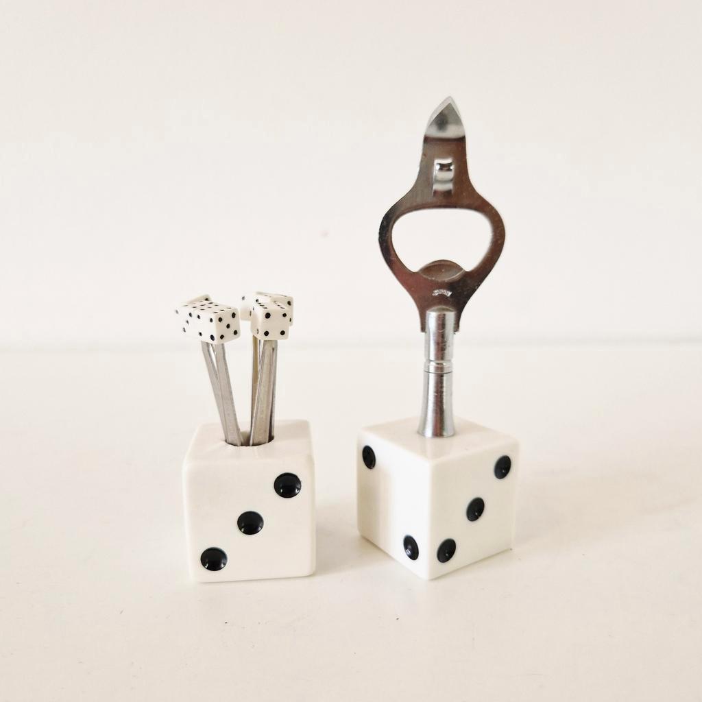 Fifties Style Bar Items Dobbelsteen Pub Cafe Opener Baf Set image 2