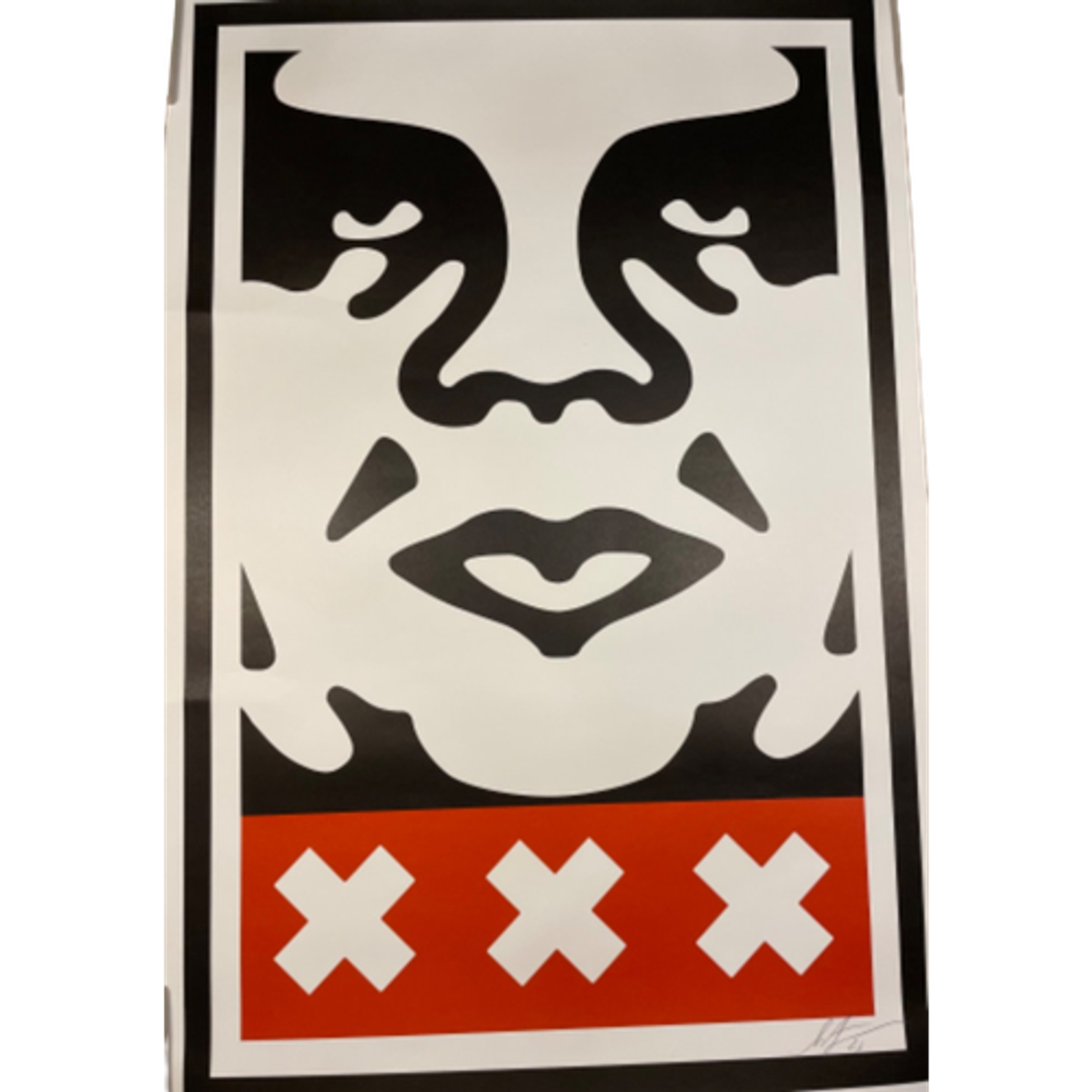 Shepard Fairey Obey Amsterdam Icon Xxx, Signed And Dated By Artist image 2