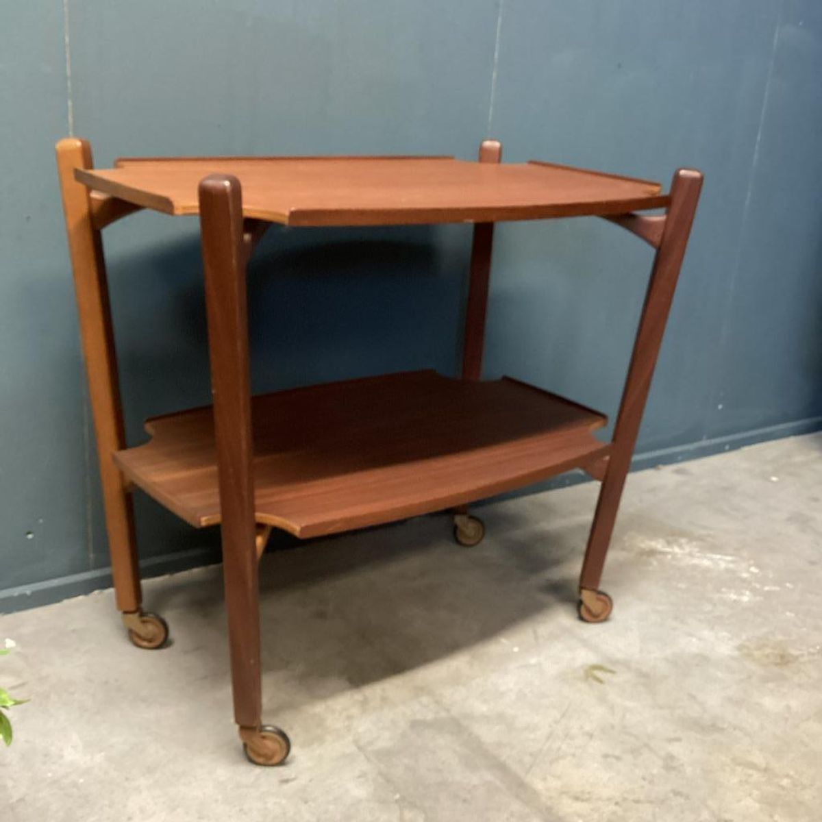 Teak Serveerwagen image 3