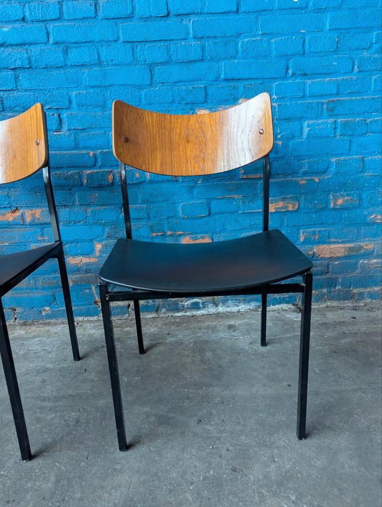 2x Vintage Industriële Stoelen, Italië 1960s image 6