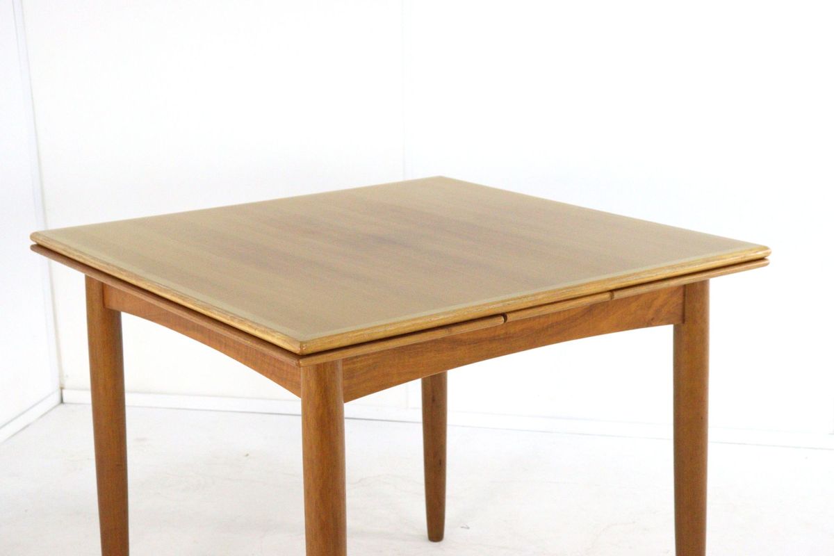 Compacte Vierkanten Verlengbare Vintage Eettafel image 4