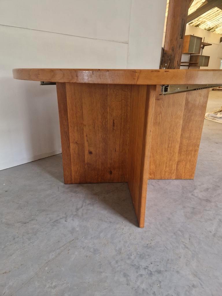 Vintage Massief Houten Uitschuifbare Eettafel Xl Design image 19